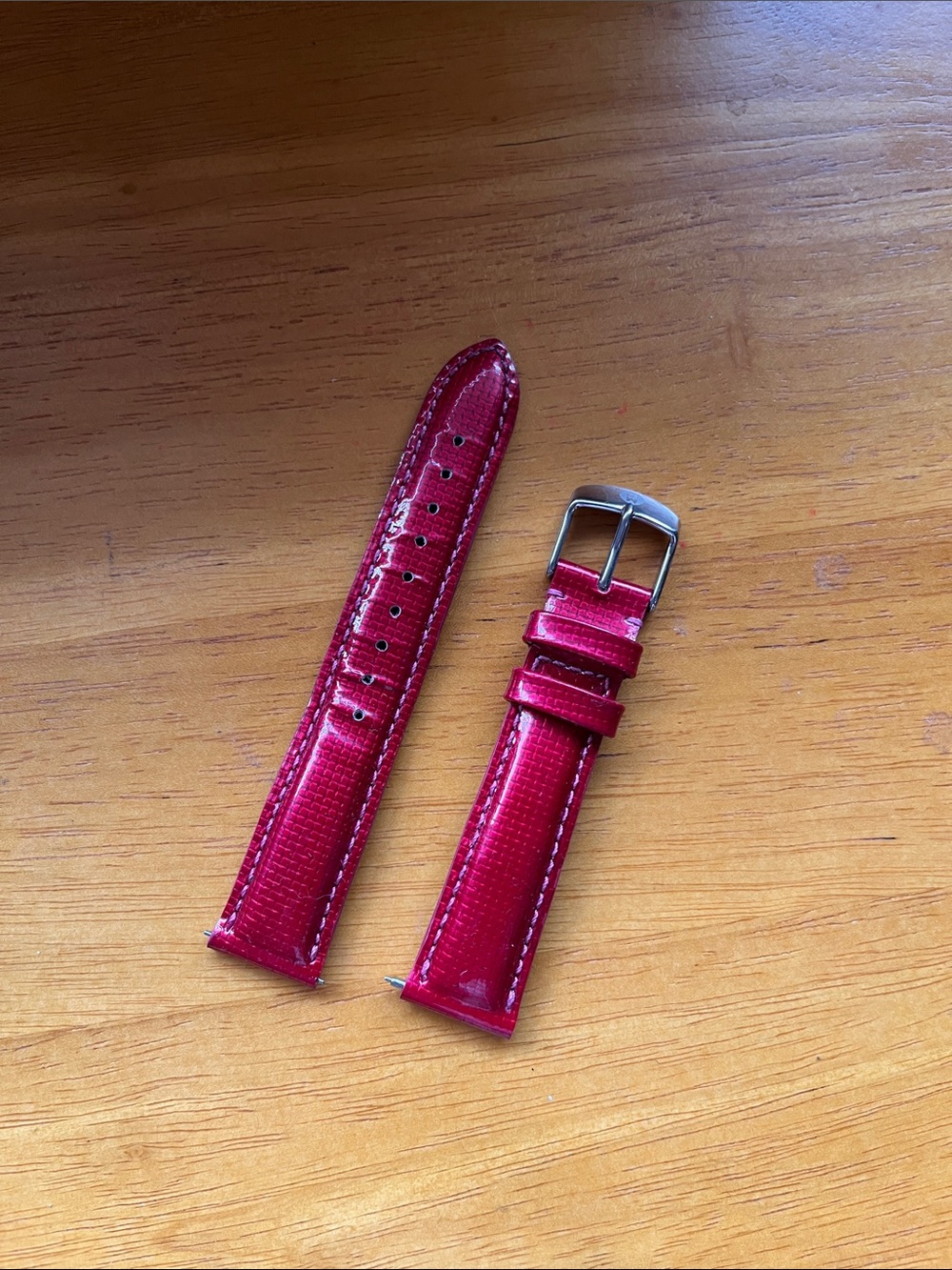 Michele Leather Watch Strap